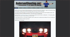 Desktop Screenshot of andersonshooting.com